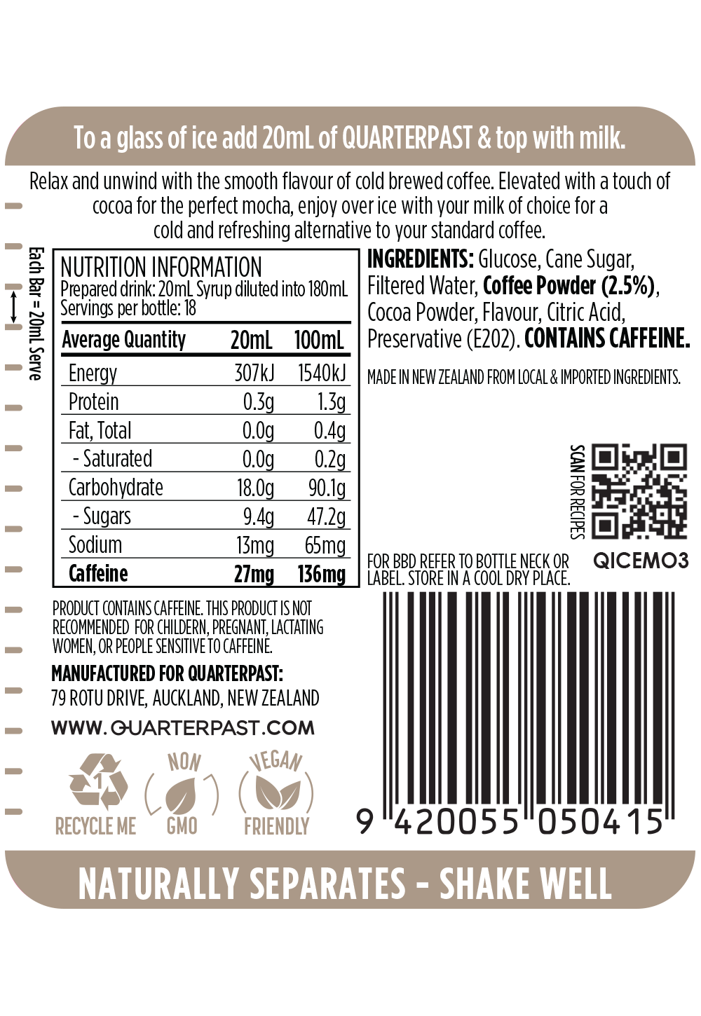 Iced Coffee - Mocha 360mL