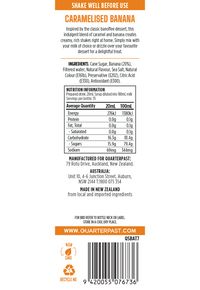 Caramelised Banana Shakes and Smoothies Syrup 700mL