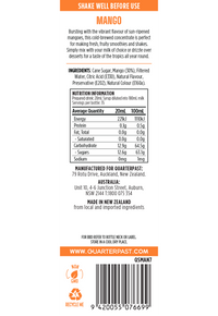 Mango Shakes & Smoothies Syrup 700mL