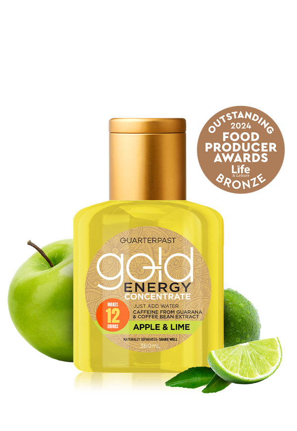 GOLD ENERGY Concentrate Apple & Lime 360mL