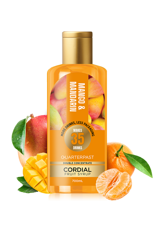 Mango & Mandarin Cordial 700mL