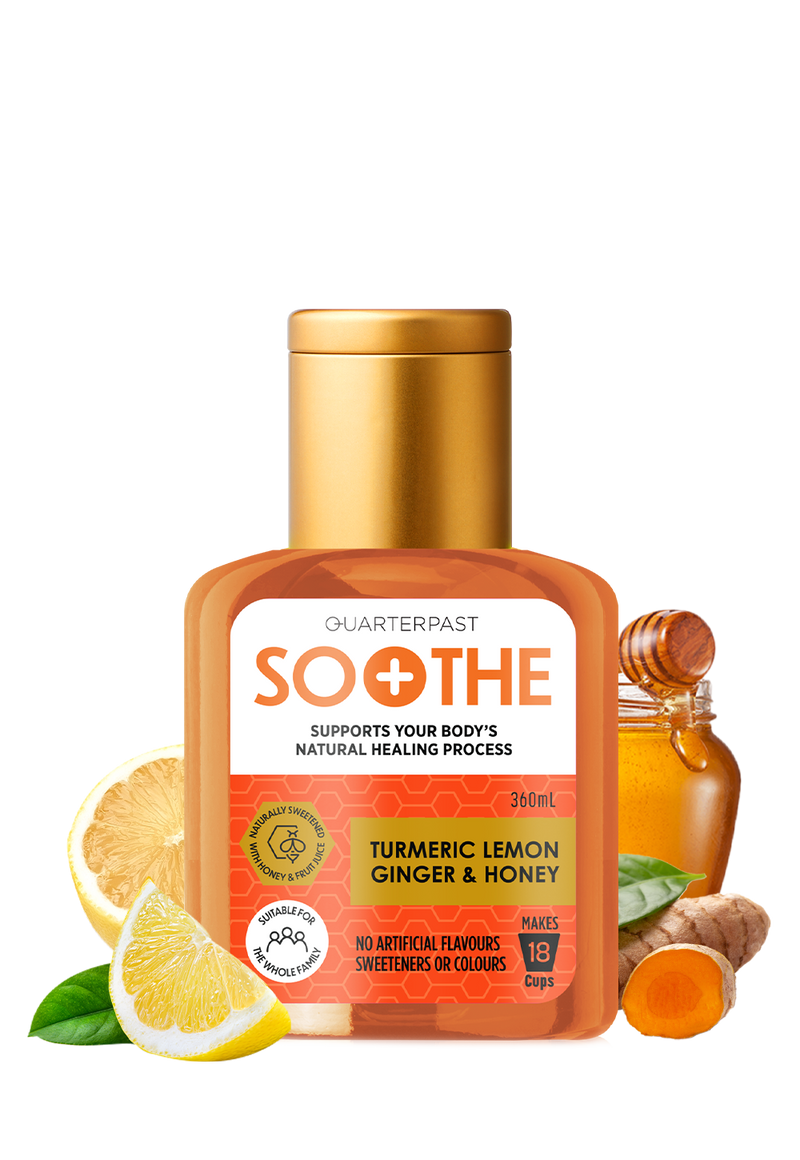 Soothe Turmeric Lemon Ginger & Honey Fruit Infusion 360mL (No Added Cane Sugar)