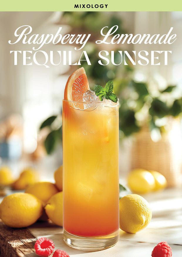 Raspberry Lemonade Tequila Sunset