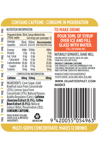 GOLD ENERGY Concentrate Kiwi 360mL