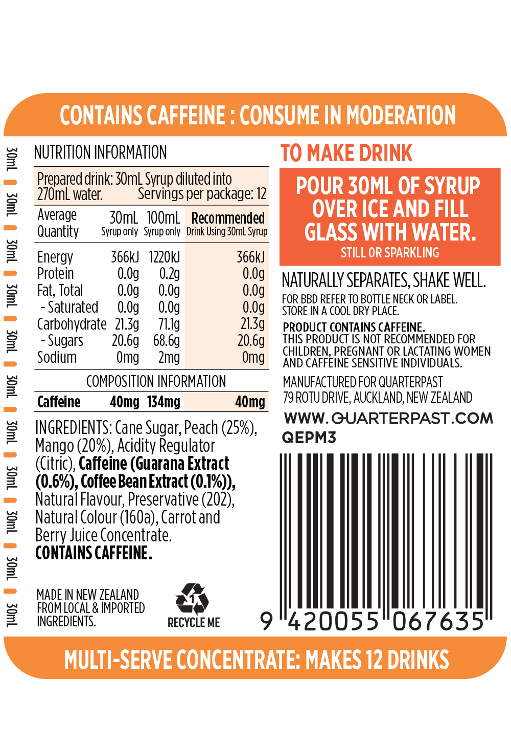 GOLD ENERGY Concentrate Tropical 360mL