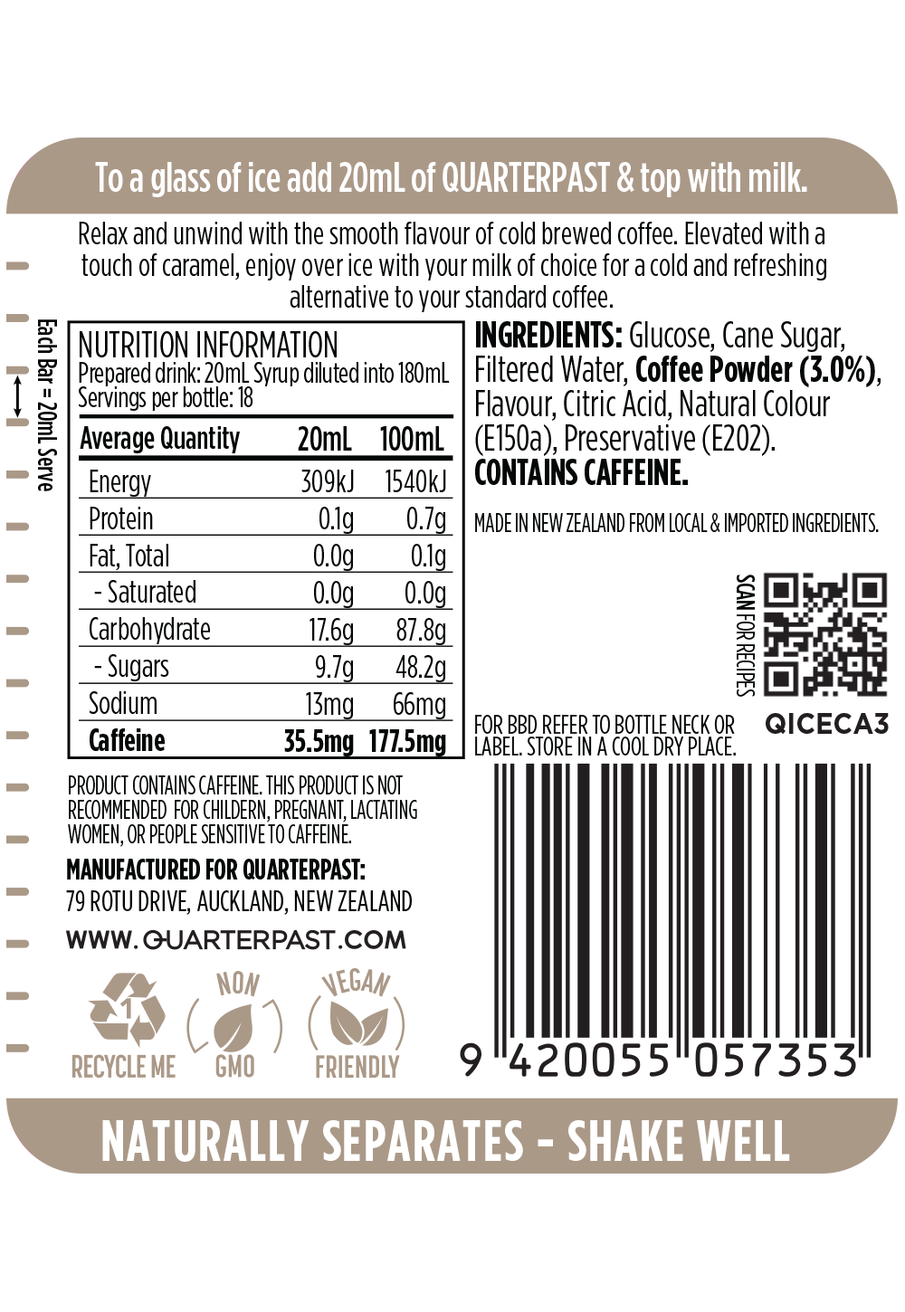 Iced Coffee - Caramel 360mL