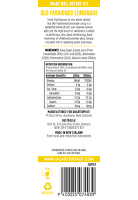 Old Fashioned Lemonade Cordial 700mL
