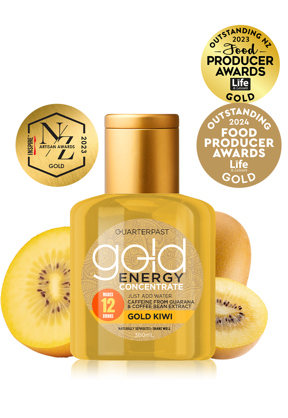 GOLD ENERGY Concentrate Kiwi 360mL