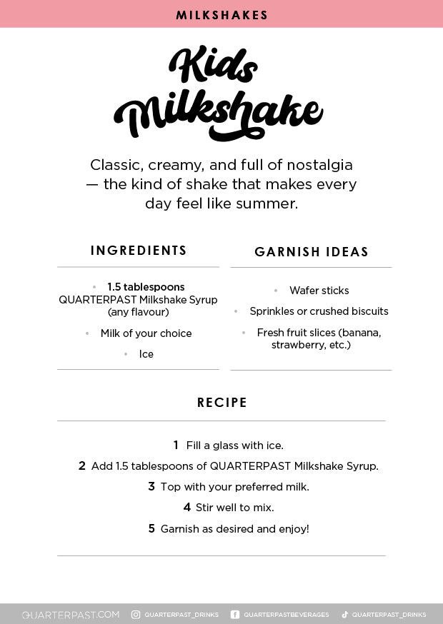 Bubblegum Shakes & Smoothies Syrup 700mL