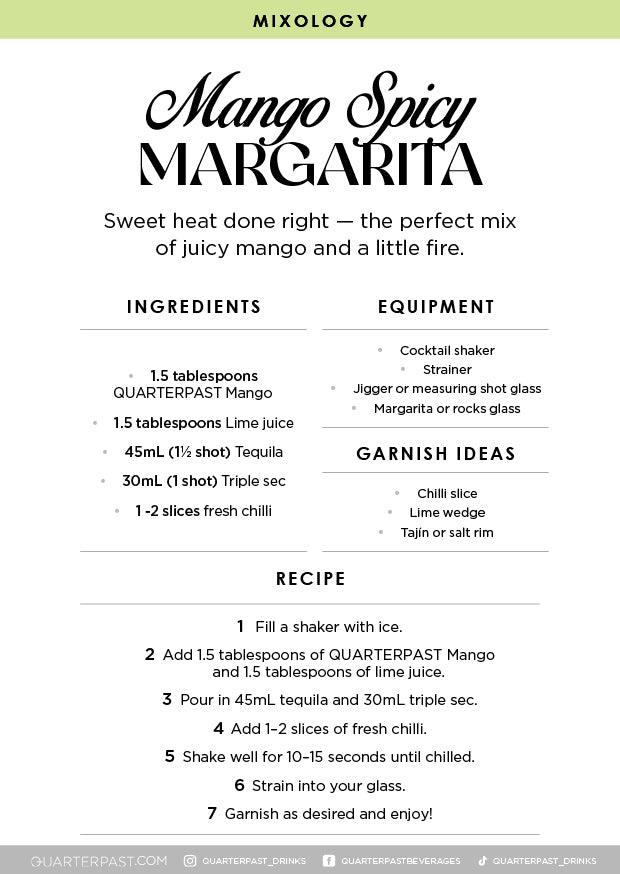 Mango Shakes & Smoothies Syrup 700mL