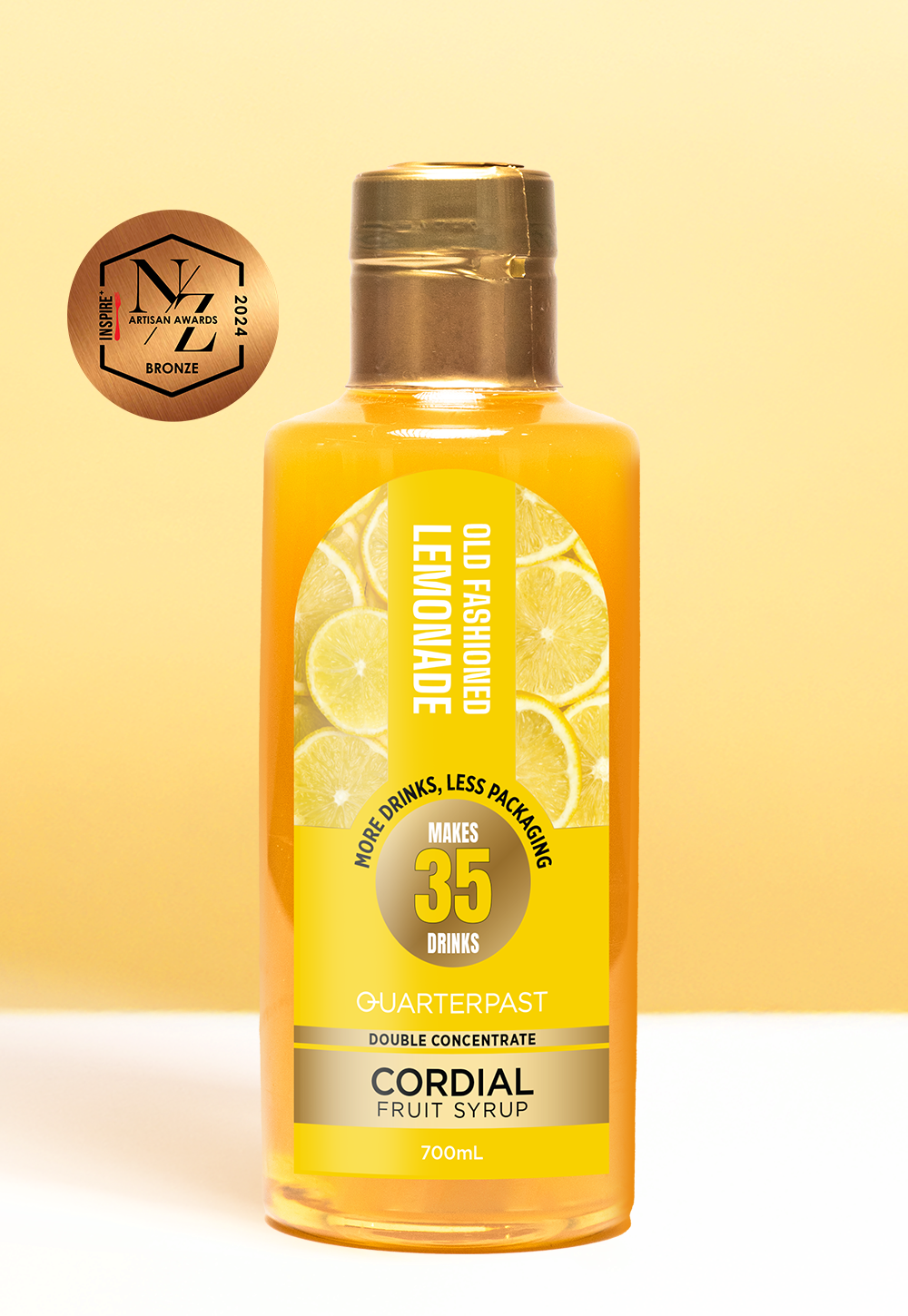 Old Fashioned Lemonade Cordial 700mL