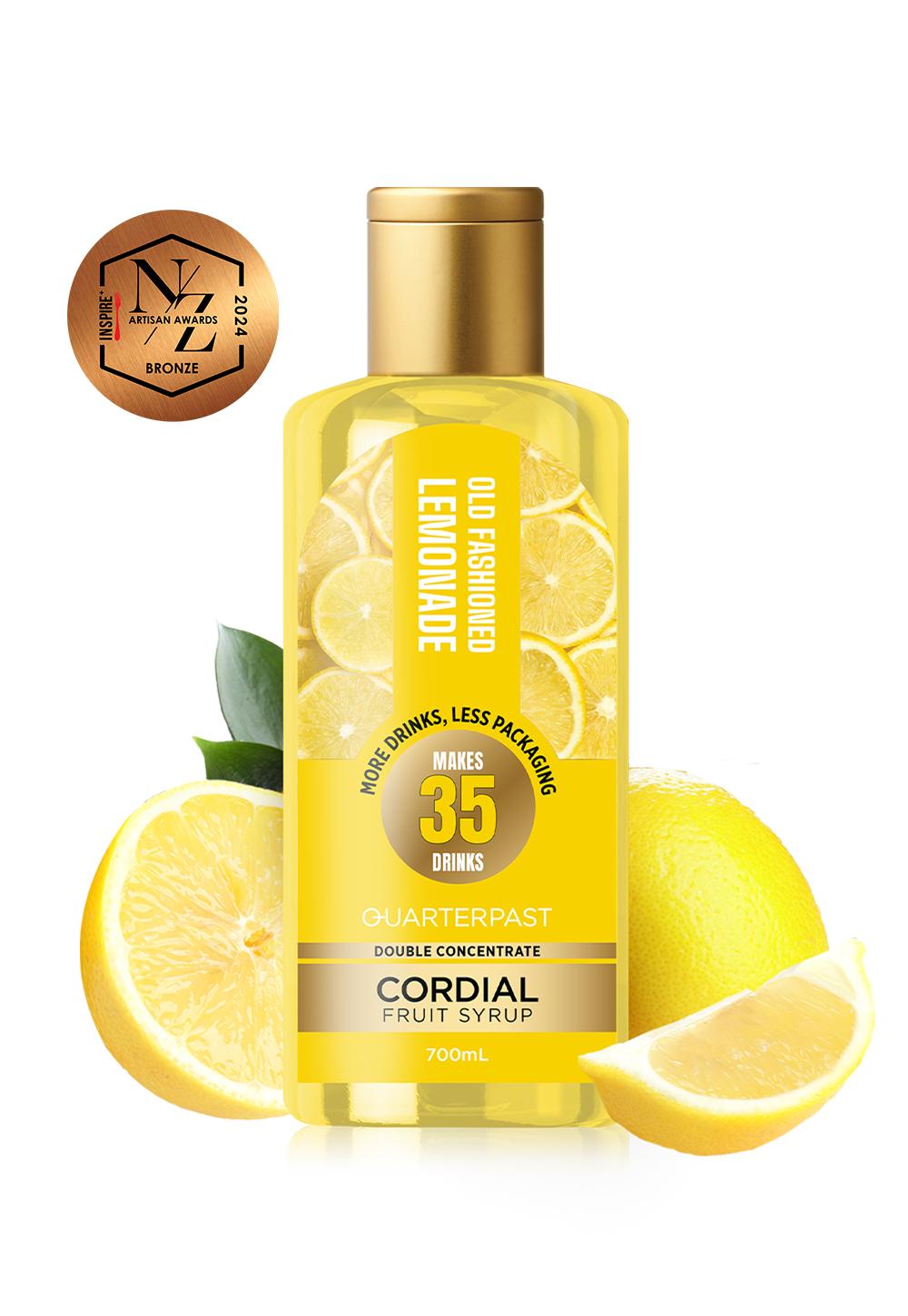 Old Fashioned Lemonade Cordial 700mL