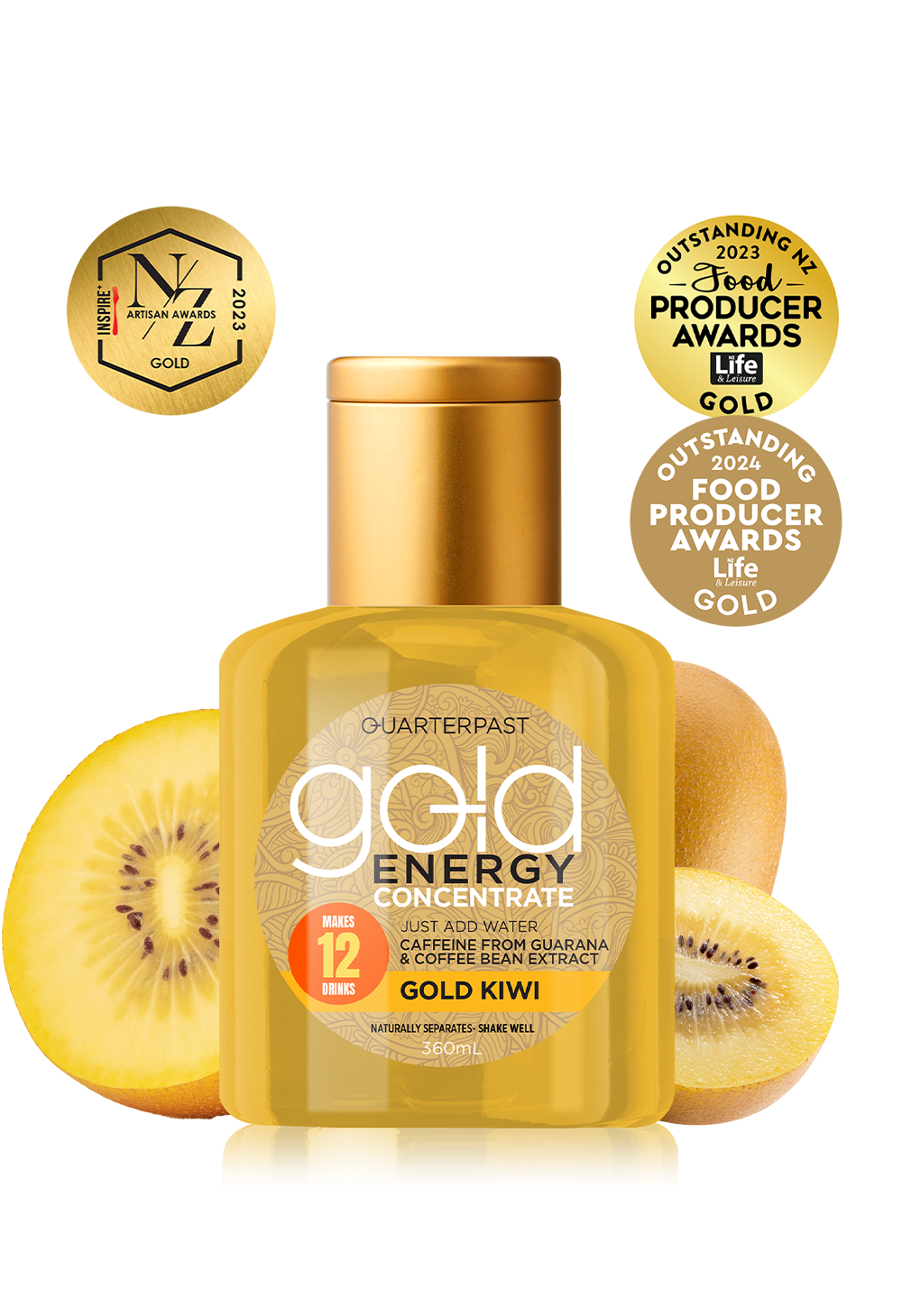 GOLD ENERGY Concentrate Kiwi 360mL
