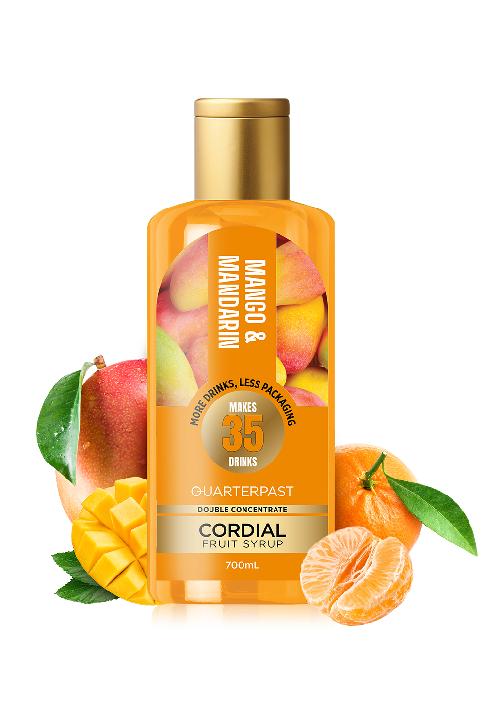 Mango & Mandarin Cordial 700mL