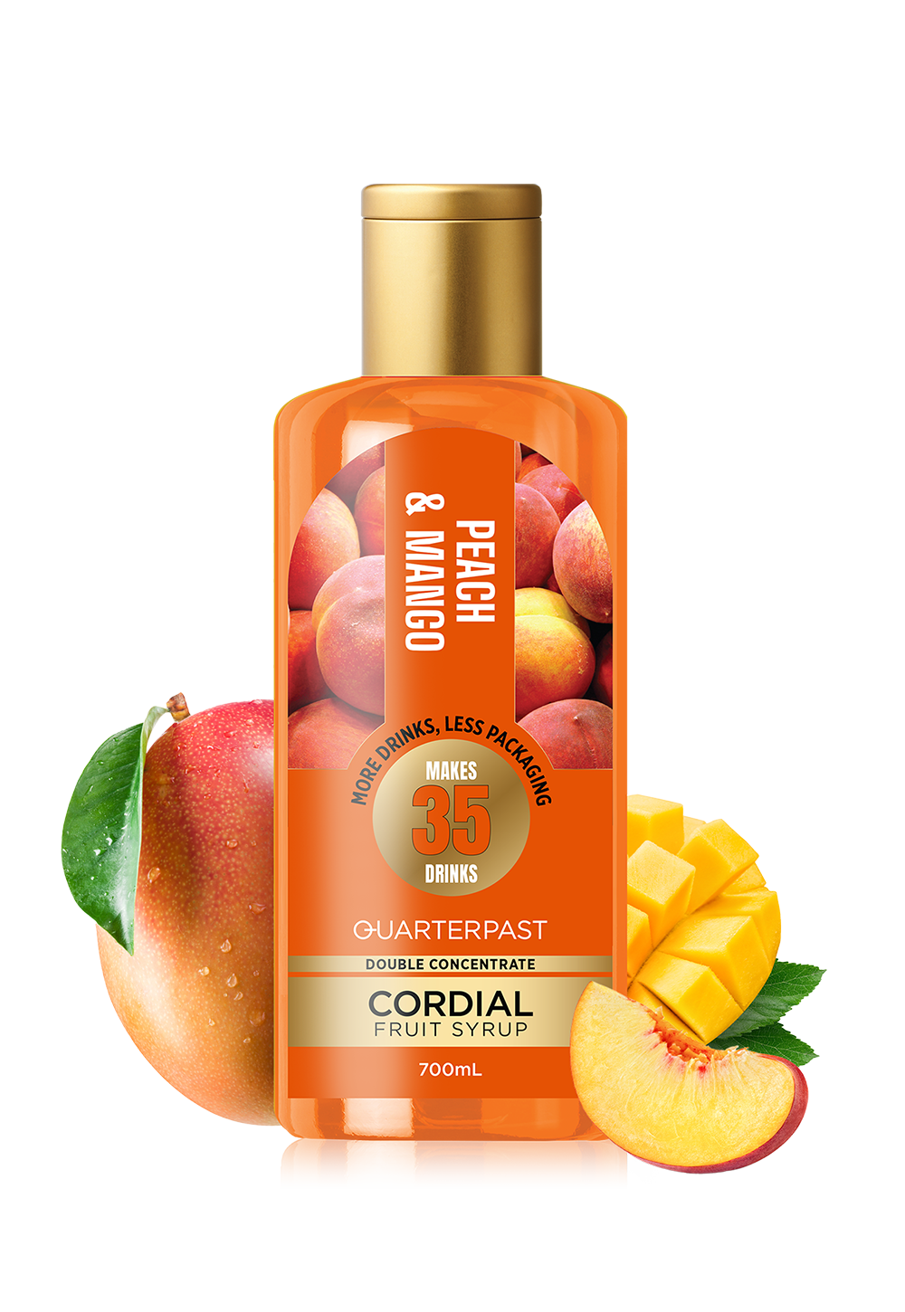 Peach & Mango Cordial 700mL