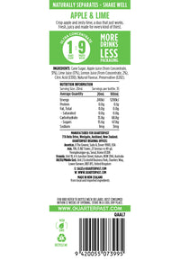 Apple & Lime Cordial 700mL