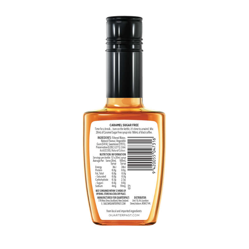 Caramel Sugar Free 250mL