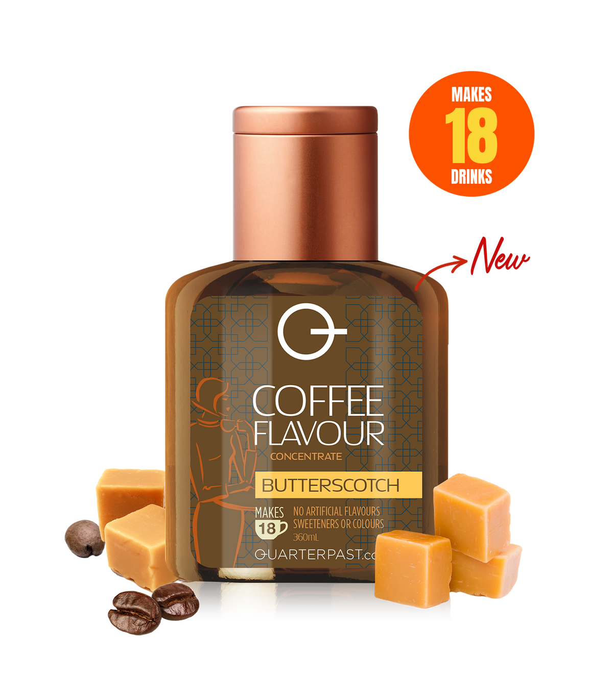 Butterscotch Coffee Flavour 360mL