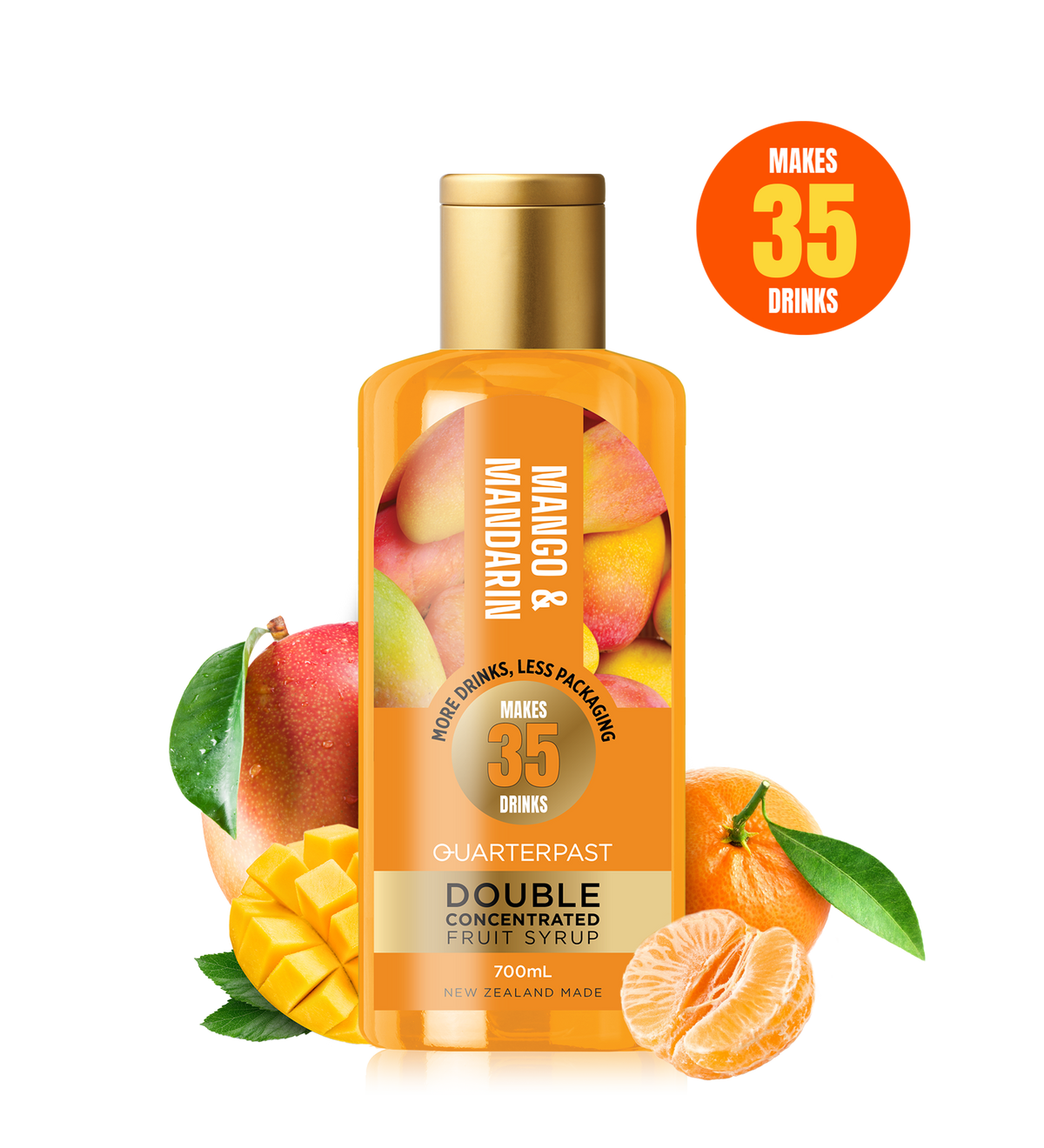 Mango & Mandarin Cordial 700mL