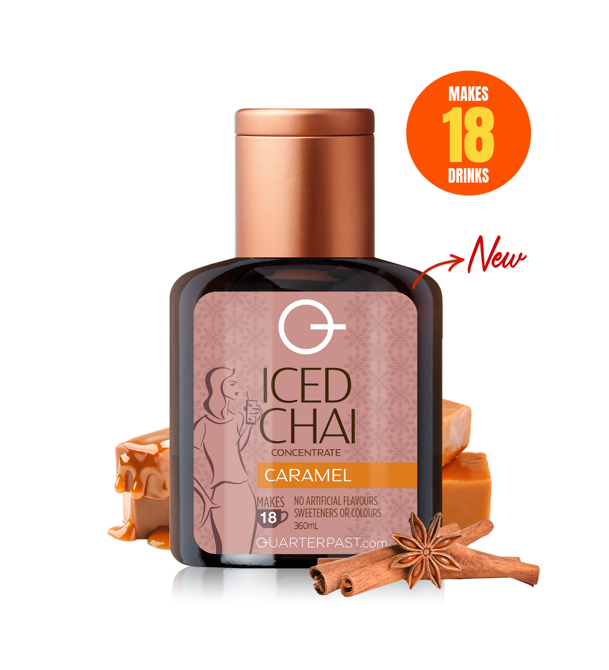 Iced Chai - Caramel 360mL