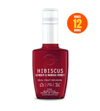 Hibiscus Ginger & Manuka Honey Fruit Tea 250mL