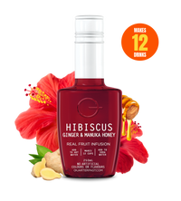 Hibiscus Ginger & Manuka Honey Fruit Tea 250mL