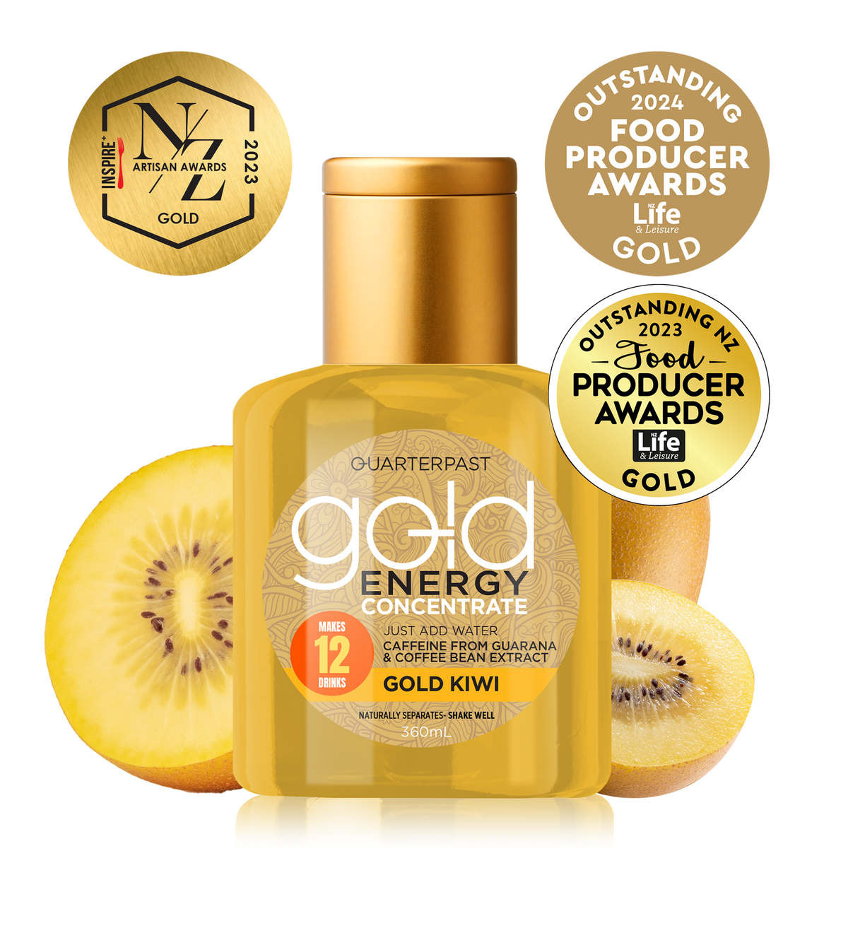 GOLD ENERGY Concentrate Kiwi 360mL